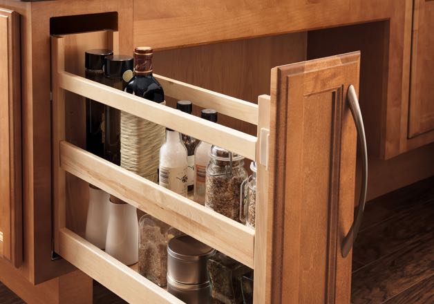 Base cabinet featuring pantry pull-out